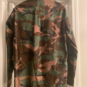 Classic Fig Camo Oxford Shirt